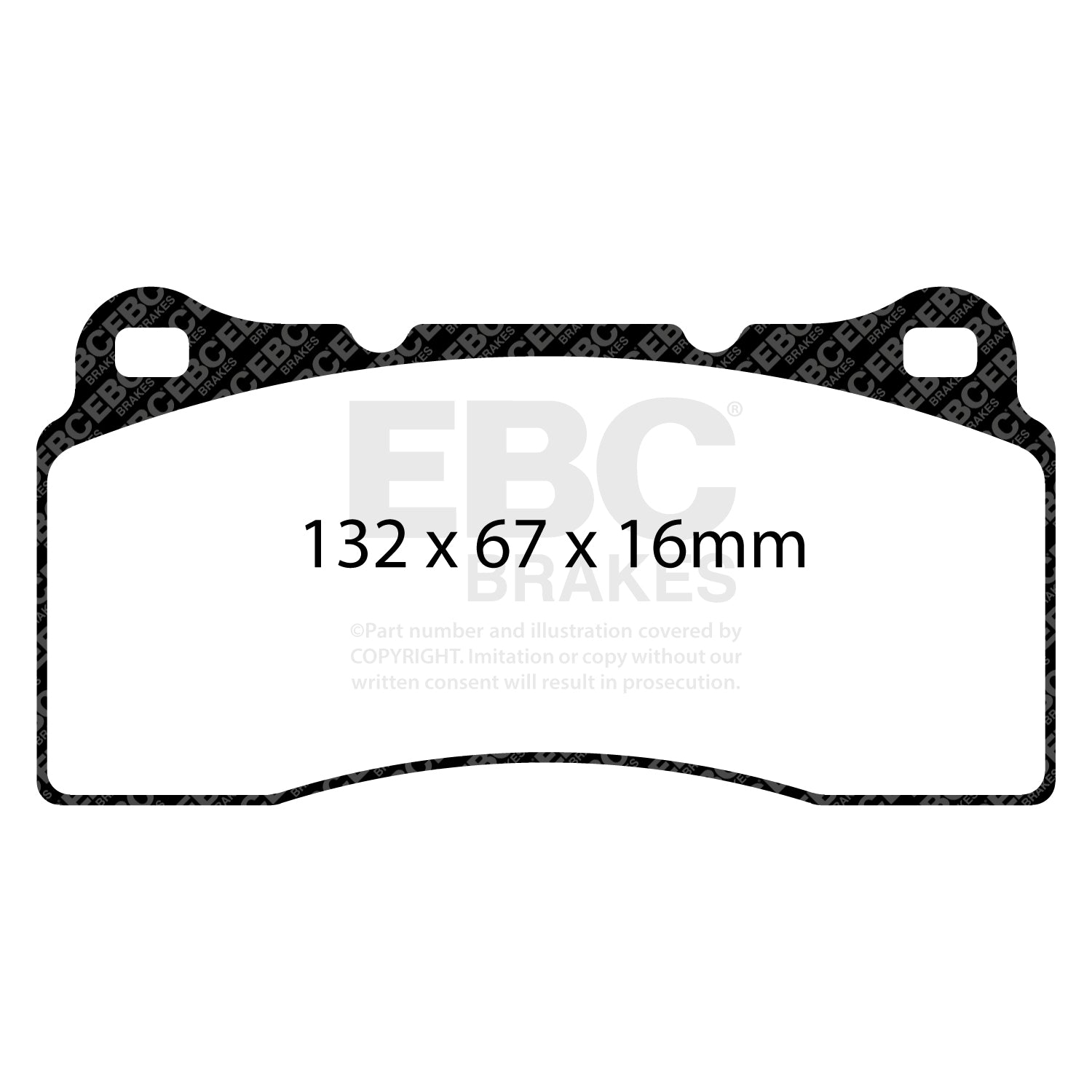 EBC Yellowstuff Brake Pads (REAR) - Nissan GTR R35