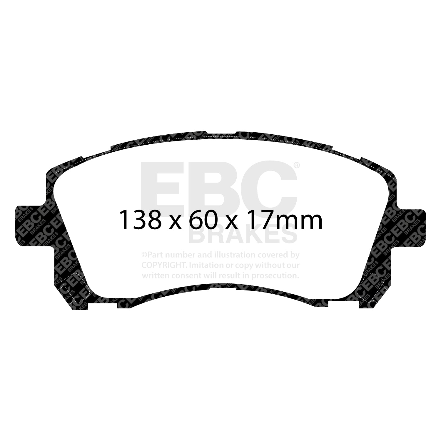 EBC Redstuff Brake Pads (FRONT) - Subaru Impreza WRX STI GC