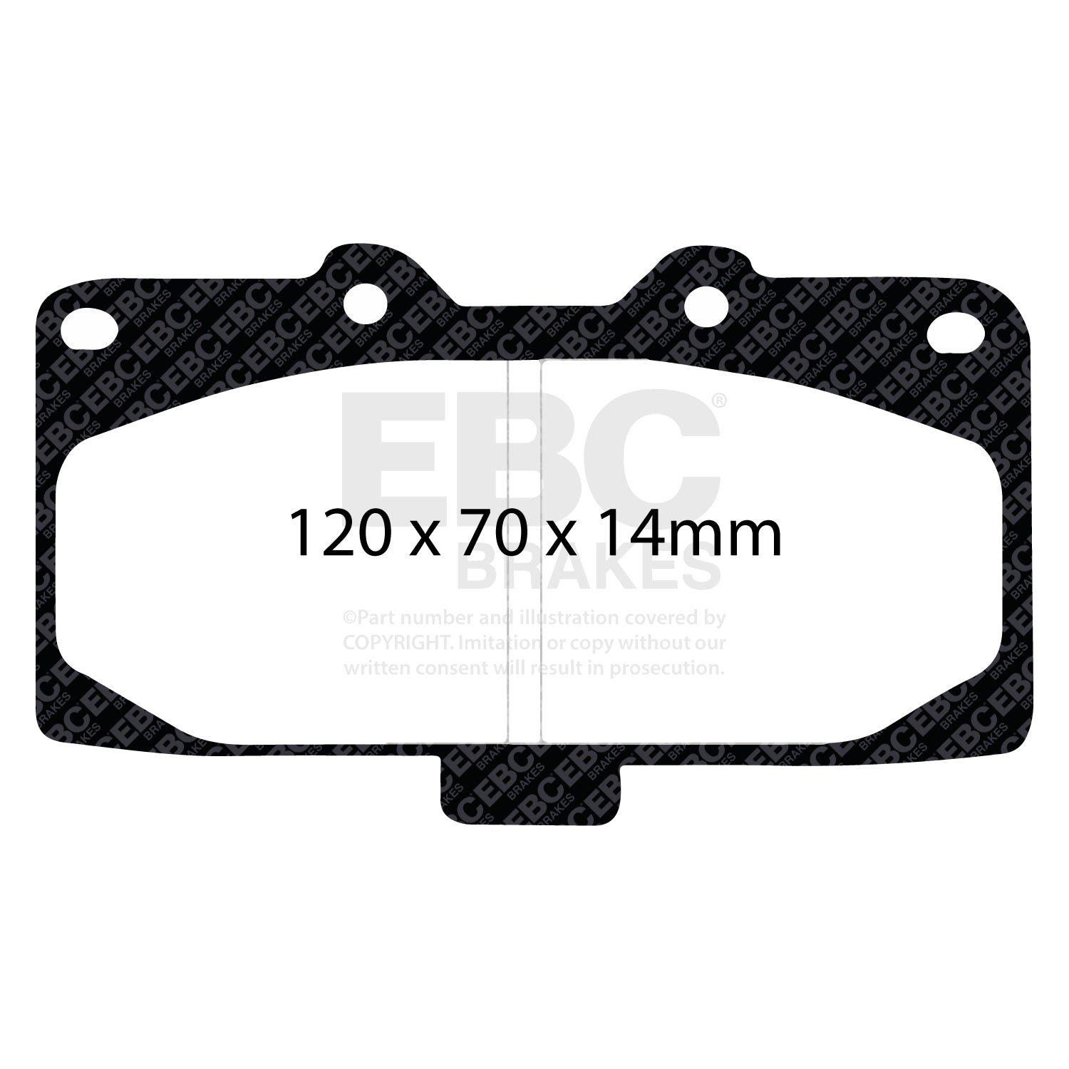 EBC RP-X Racing Brake Pads (FRONT) - Nissan Silvia S14/S15