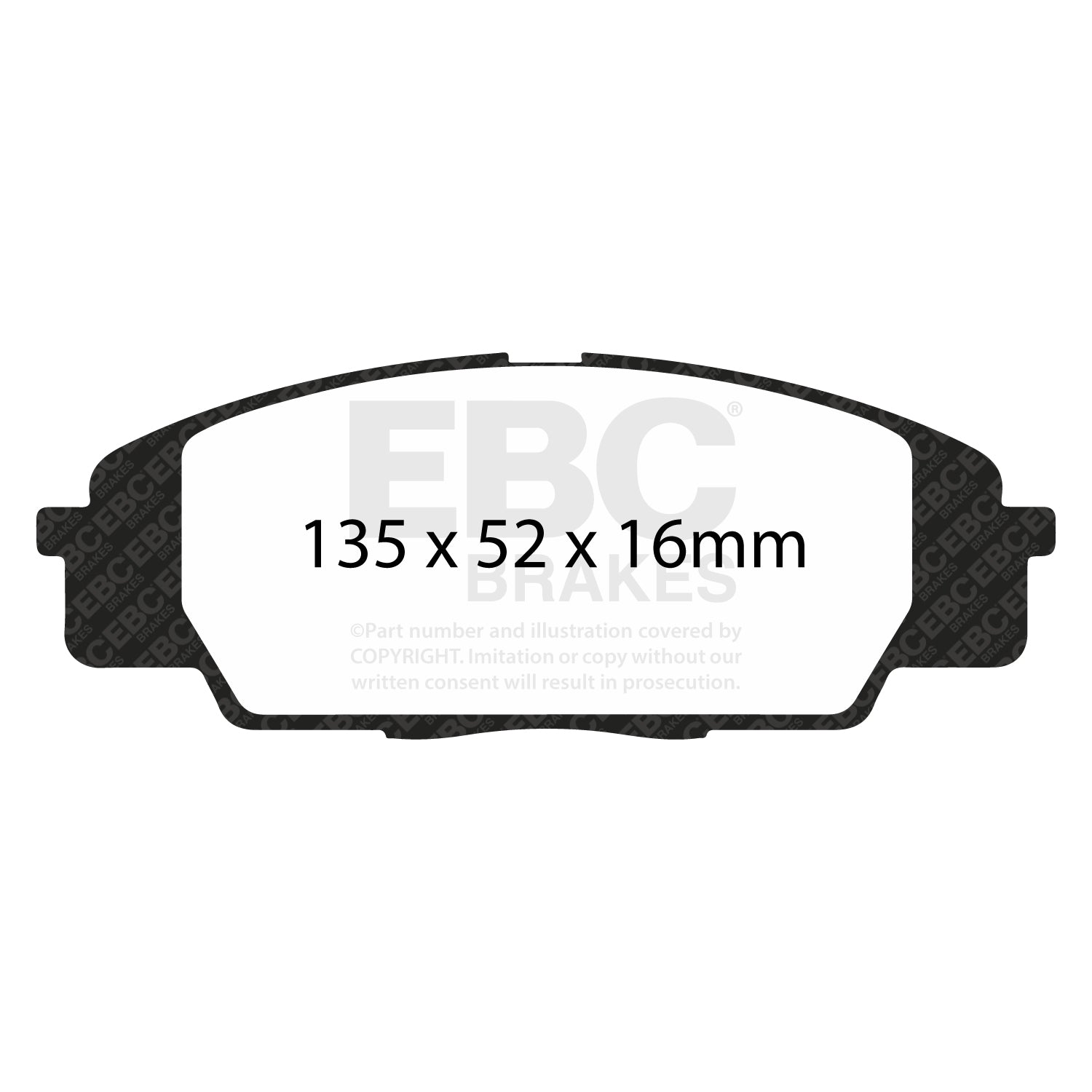 EBC Redstuff Brake Pads (FRONT) - Honda S2000