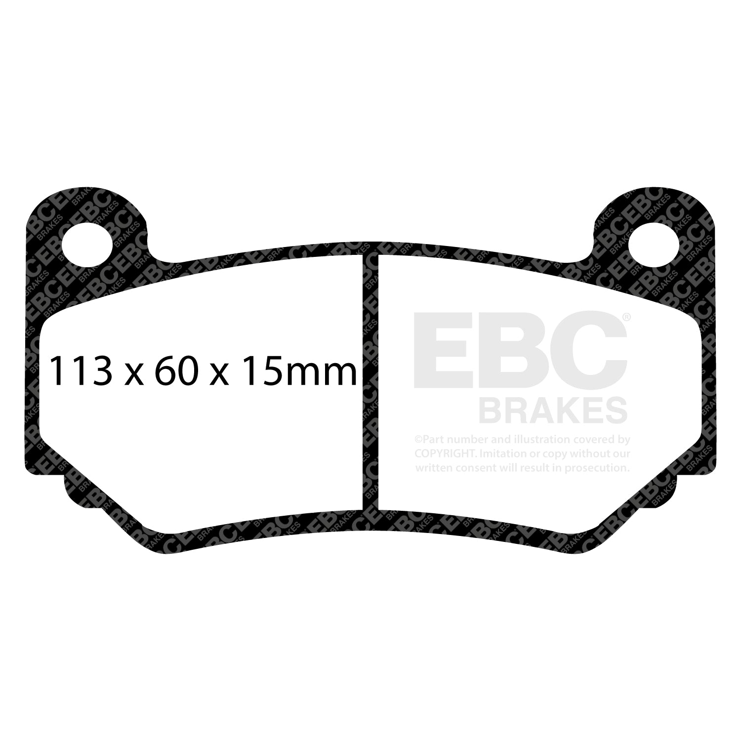 EBC Greenstuff Brake Pads (FRONT) - Lotus Elise S2/S3