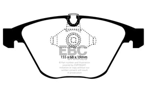 EBC Bluestuff Brake Pads (FRONT) - BMW M3 E90/E92