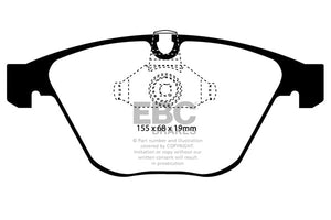 EBC Yellowstuff Brake Pads (REAR) - BMW M3 E90/E92