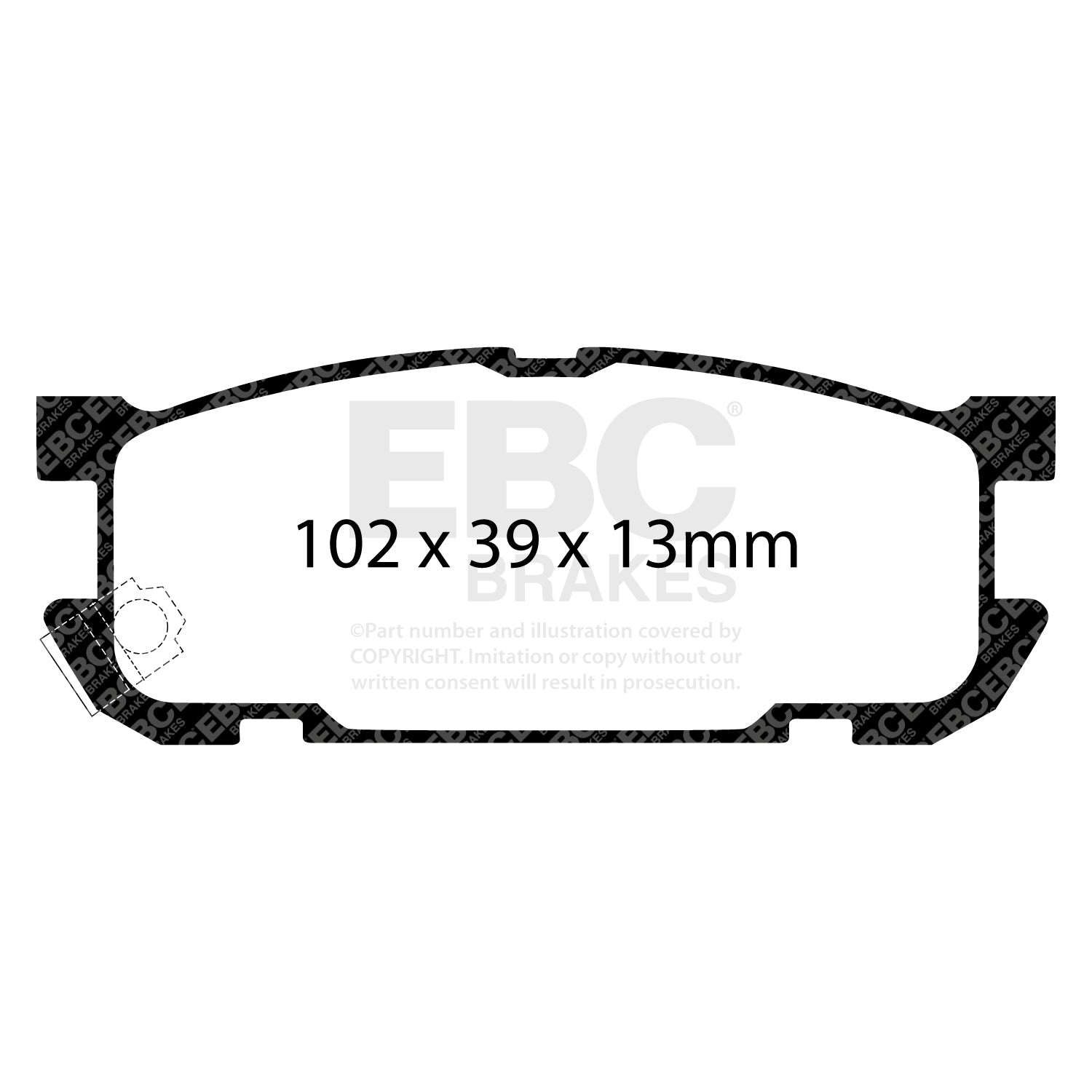 EBC Bluestuff Brake Pads (REAR) - Mazda MX5 NB