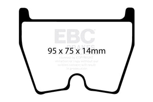 EBC SR-11 Racing Brake Pads (FRONT) - Audi R8 Quattro Coupe 42/4S