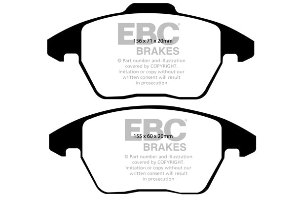 EBC Yellowstuff Brake Pads (FRONT) - Audi S1 Quattro 8X