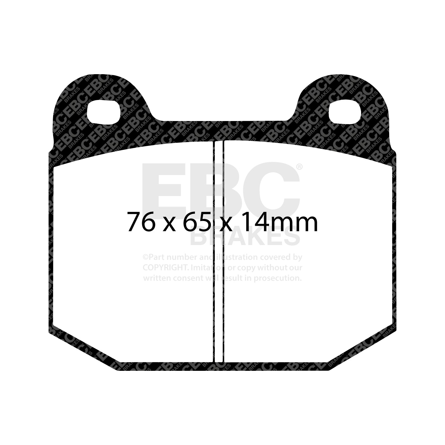 EBC Bluestuff Brake Pads (REAR) - Nissan Skyline GTR R33