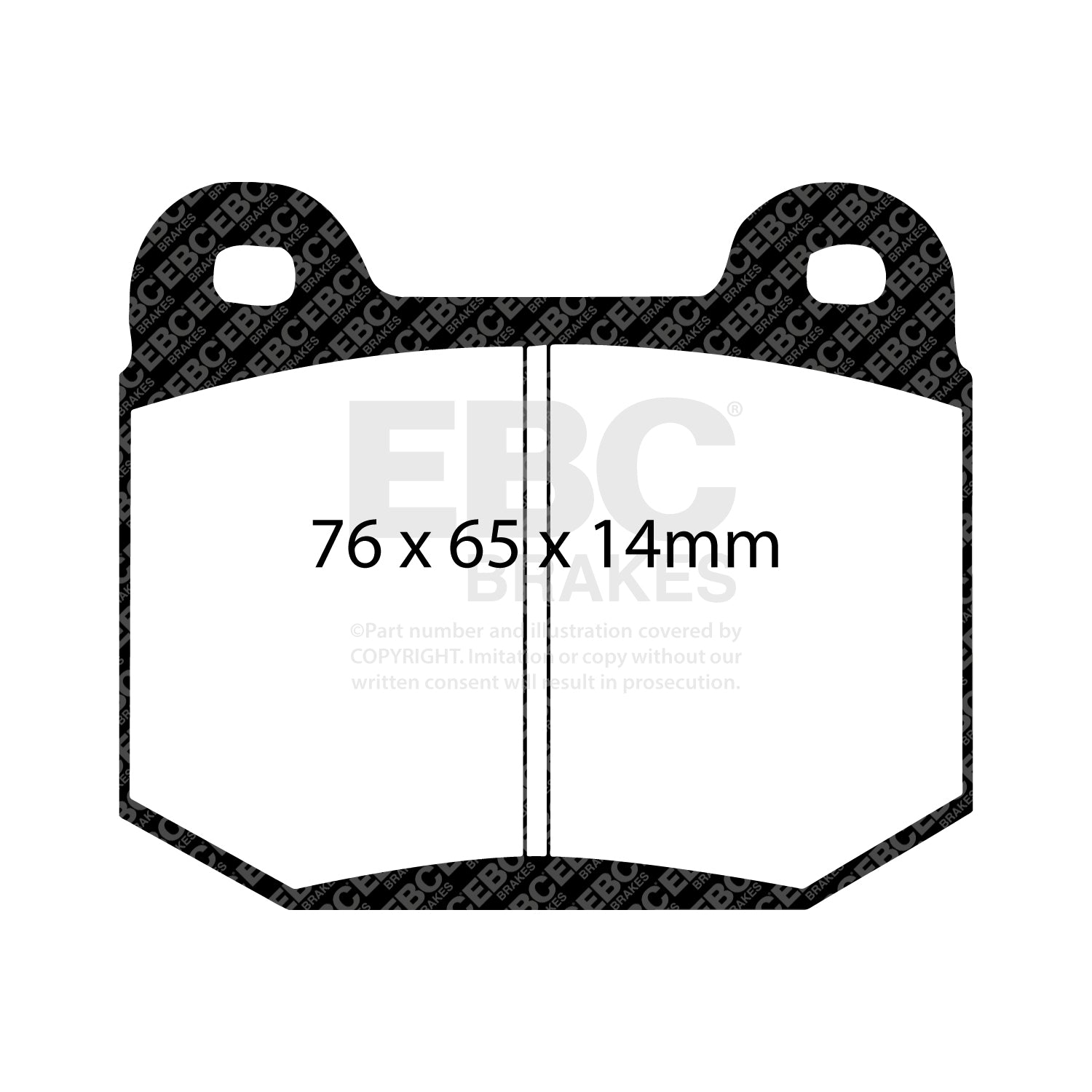 EBC Bluestuff Brake Pads (REAR) - Mitsubishi Lancer Evolution 5/6/7/8/9