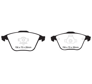 EBC RP-X Racing Brake Pads (FRONT) - SEAT Leon Cupra R 1P