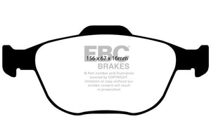 EBC Bluestuff Brake Pads (FRONT) - Ford Fiesta ST MK6