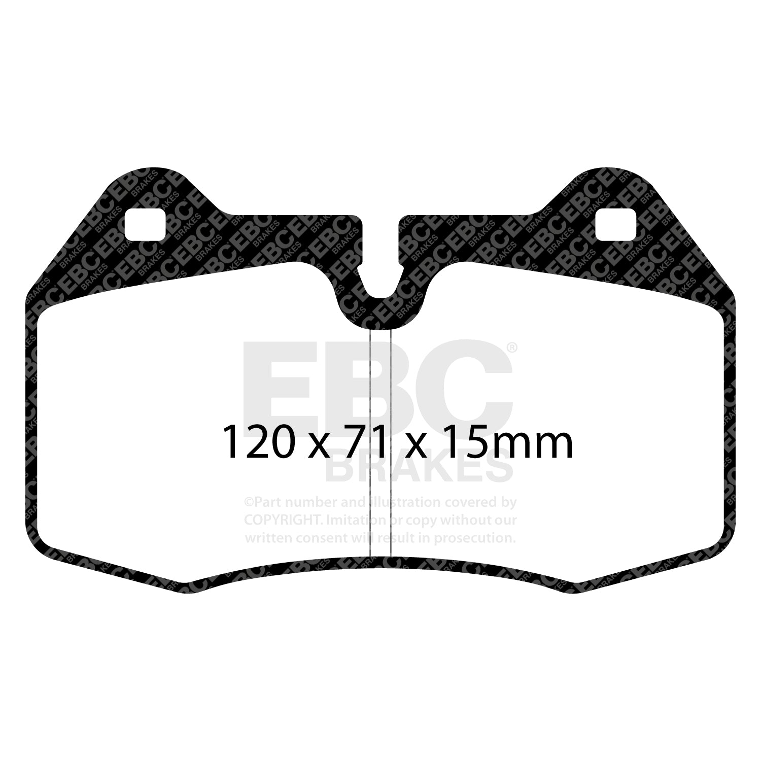 EBC Redstuff Brake Pads (FRONT) - Honda Civic Type R FD2