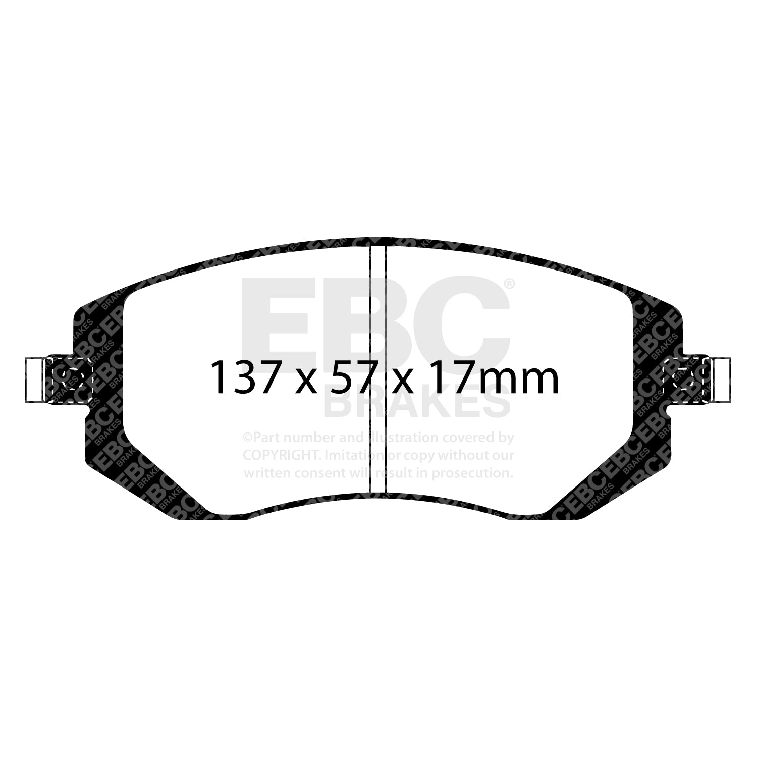 EBC Bluestuff Brake Pads (FRONT) - Subaru Impreza WRX STI GR/GV