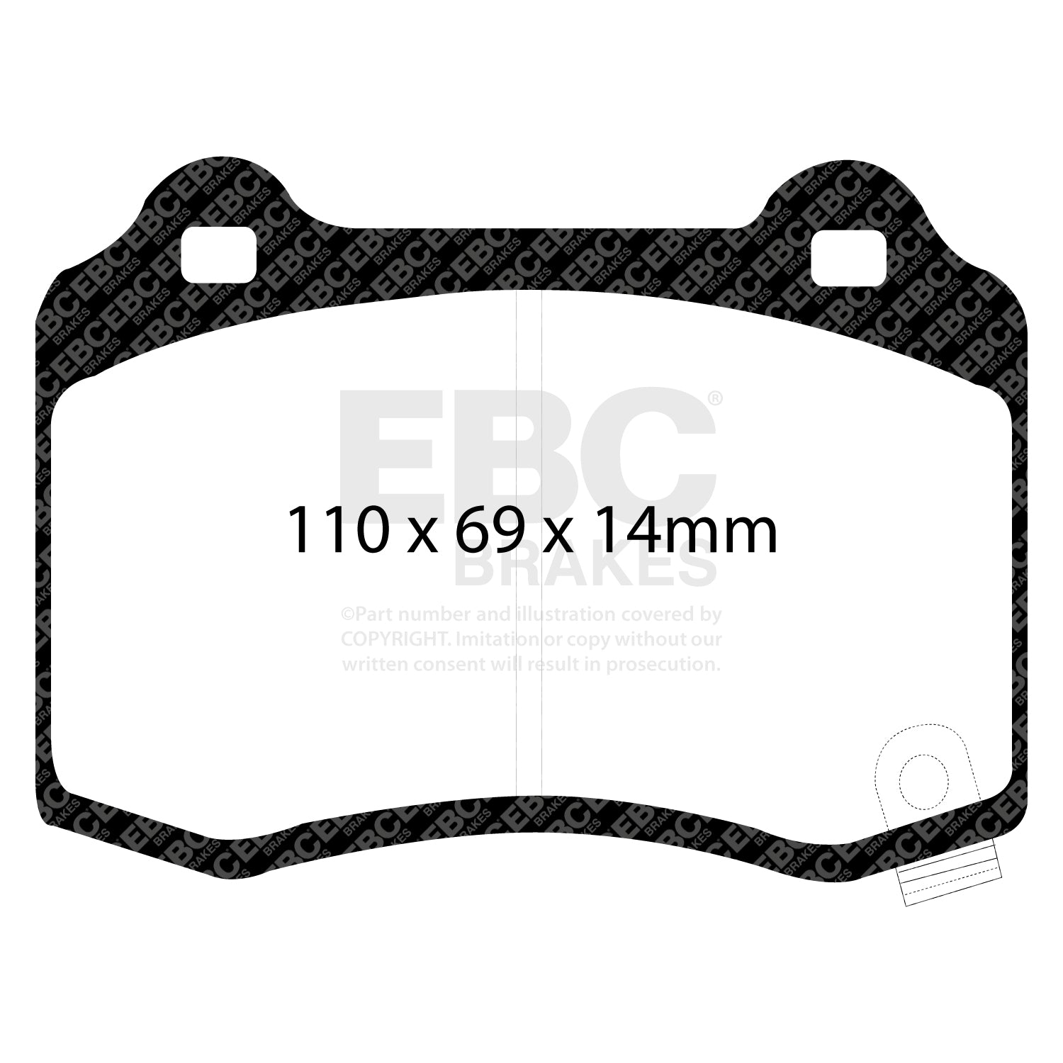 EBC Bluestuff Brake Pads (REAR) - Tesla Model S