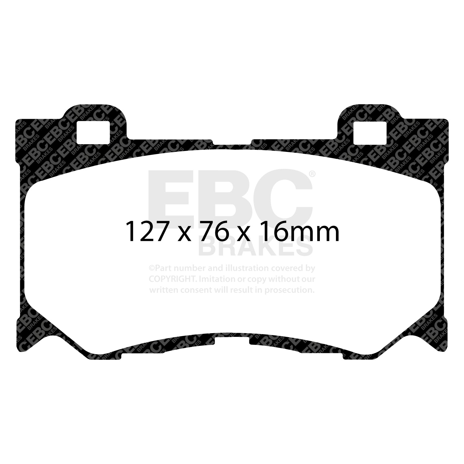EBC Redstuff Brake Pads (FRONT) - Nissan 370Z Z34