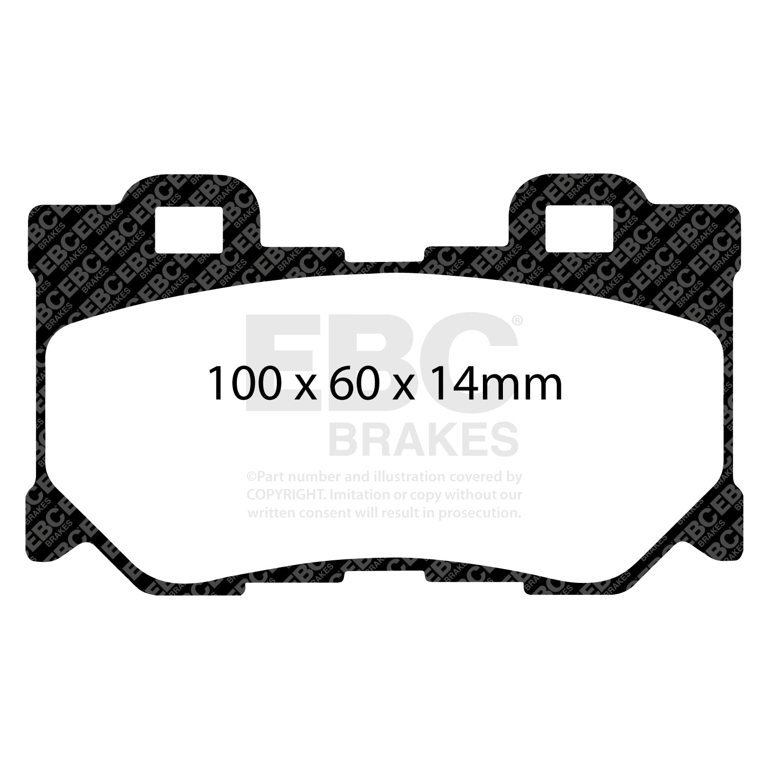 EBC Yellowstuff Brake Pads (REAR) - Nissan 370Z Z34