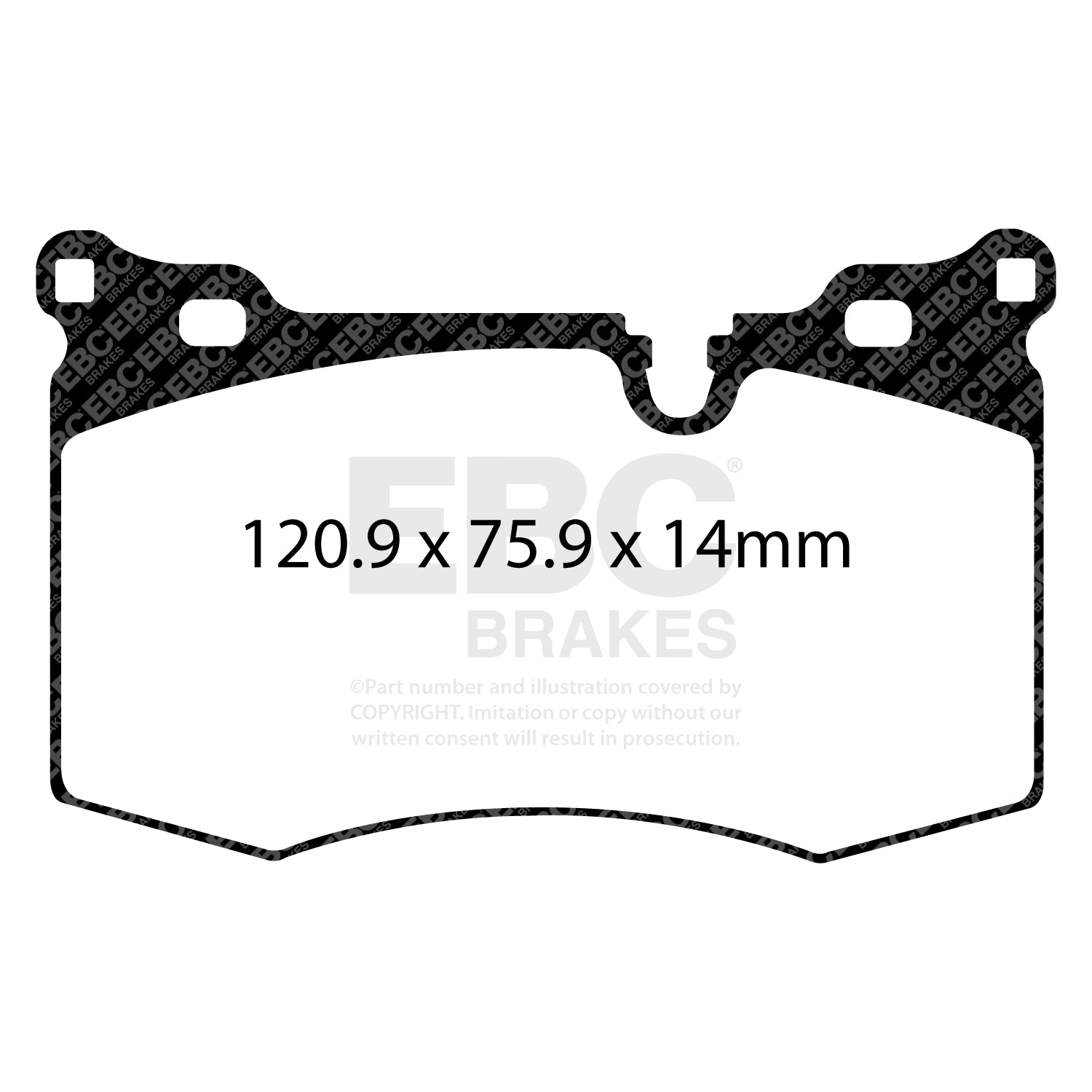 EBC Yellowstuff Brake Pads (FRONT) - Mini John Cooper Works/GP2 R56