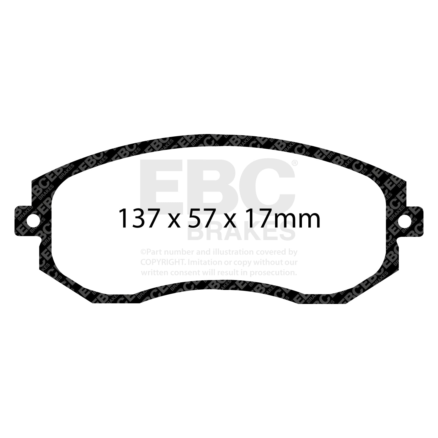 EBC Ultimax2 Brake Pads (FRONT) - Subaru BRZ ZC6