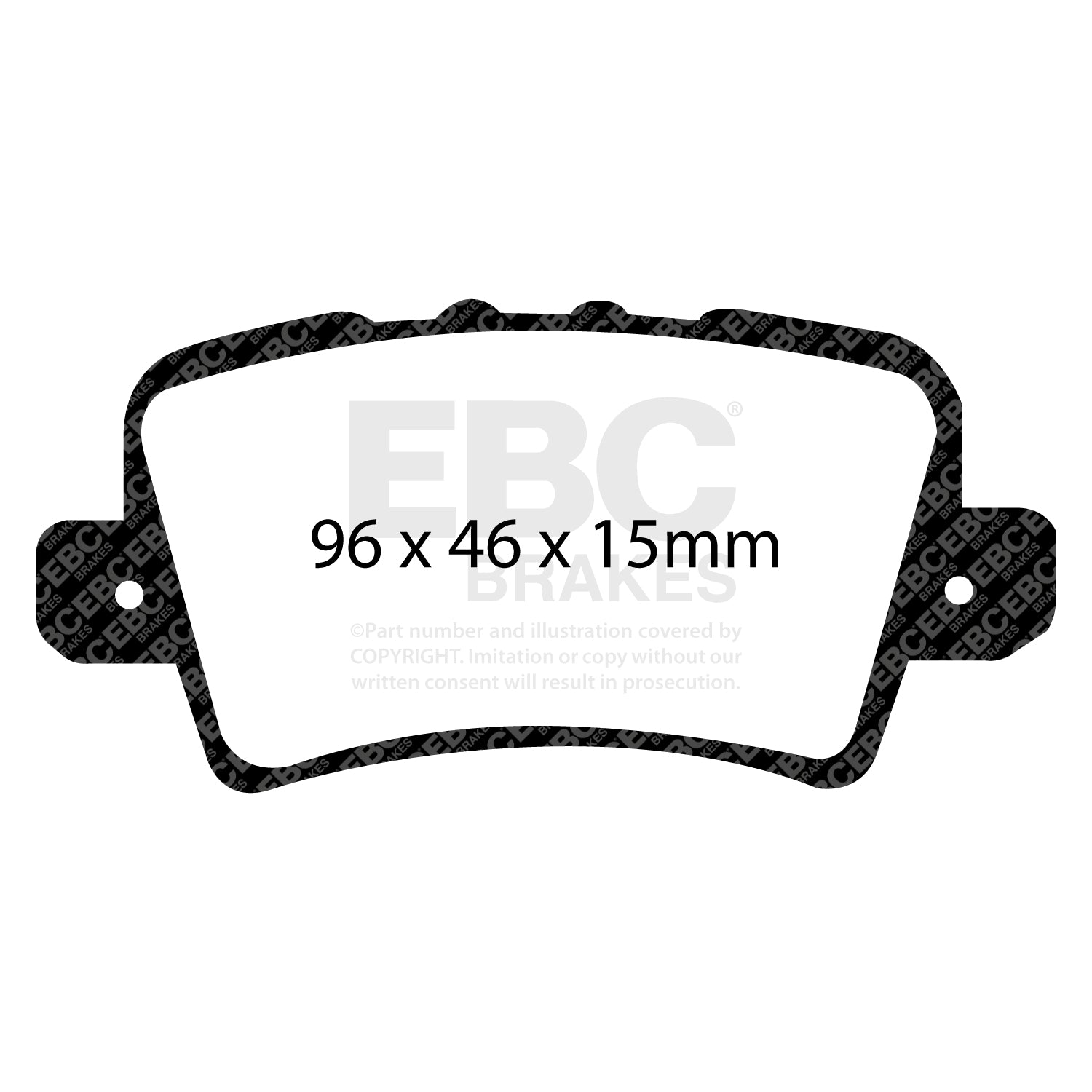 EBC Redstuff Brake Pads (REAR) - Honda Civic Type R FN2