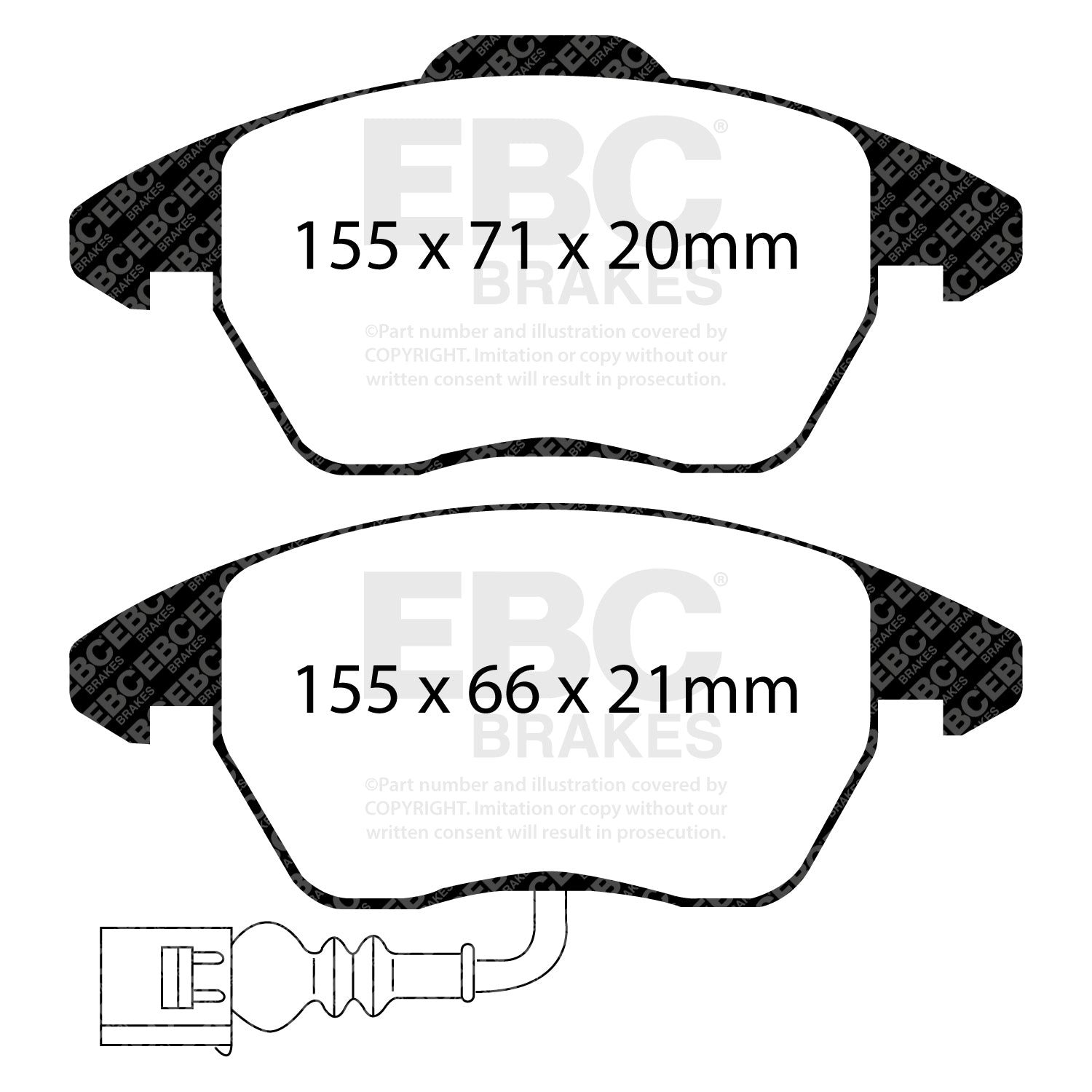 EBC Bluestuff Brake Pads (FRONT) - Audi S1 Quattro 8X
