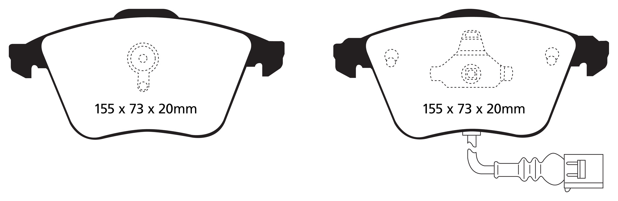 EBC Bluestuff Brake Pads (FRONT) - Volkswagen Scirocco R 137