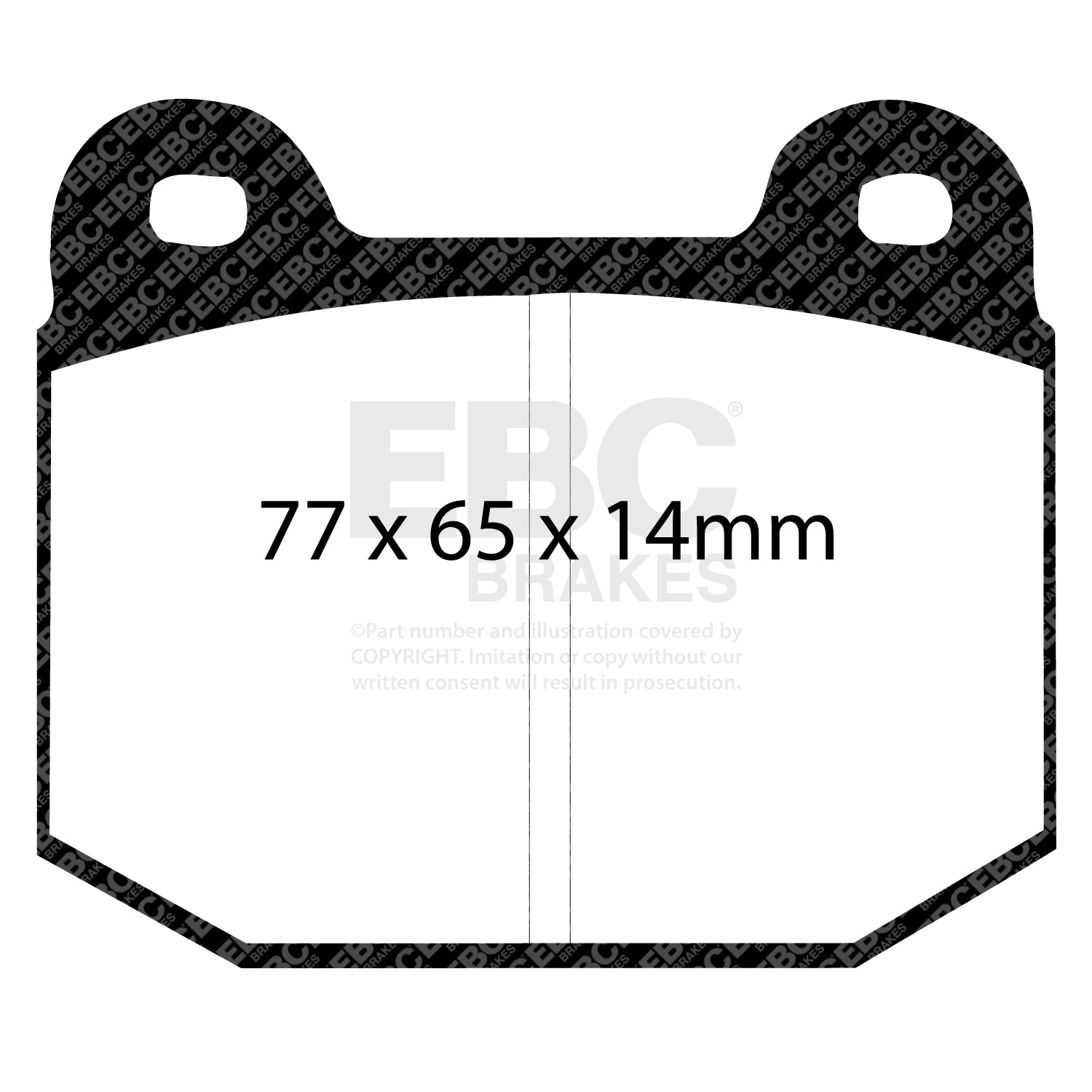 EBC RP-X Racing Brake Pads (FRONT) - Lotus Exige S1/S2