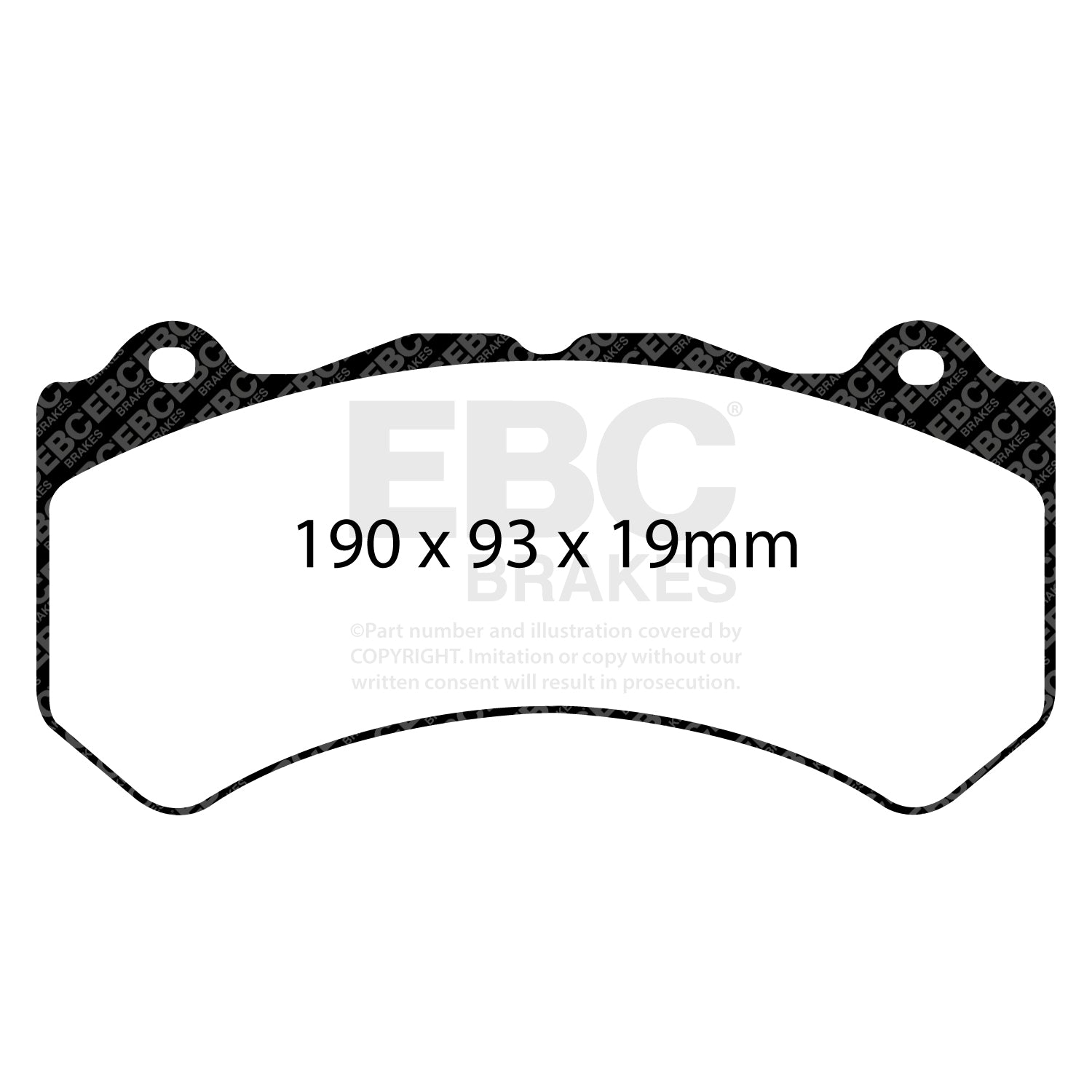EBC Bluestuff Brake Pads (FRONT) - Nissan GTR R35
