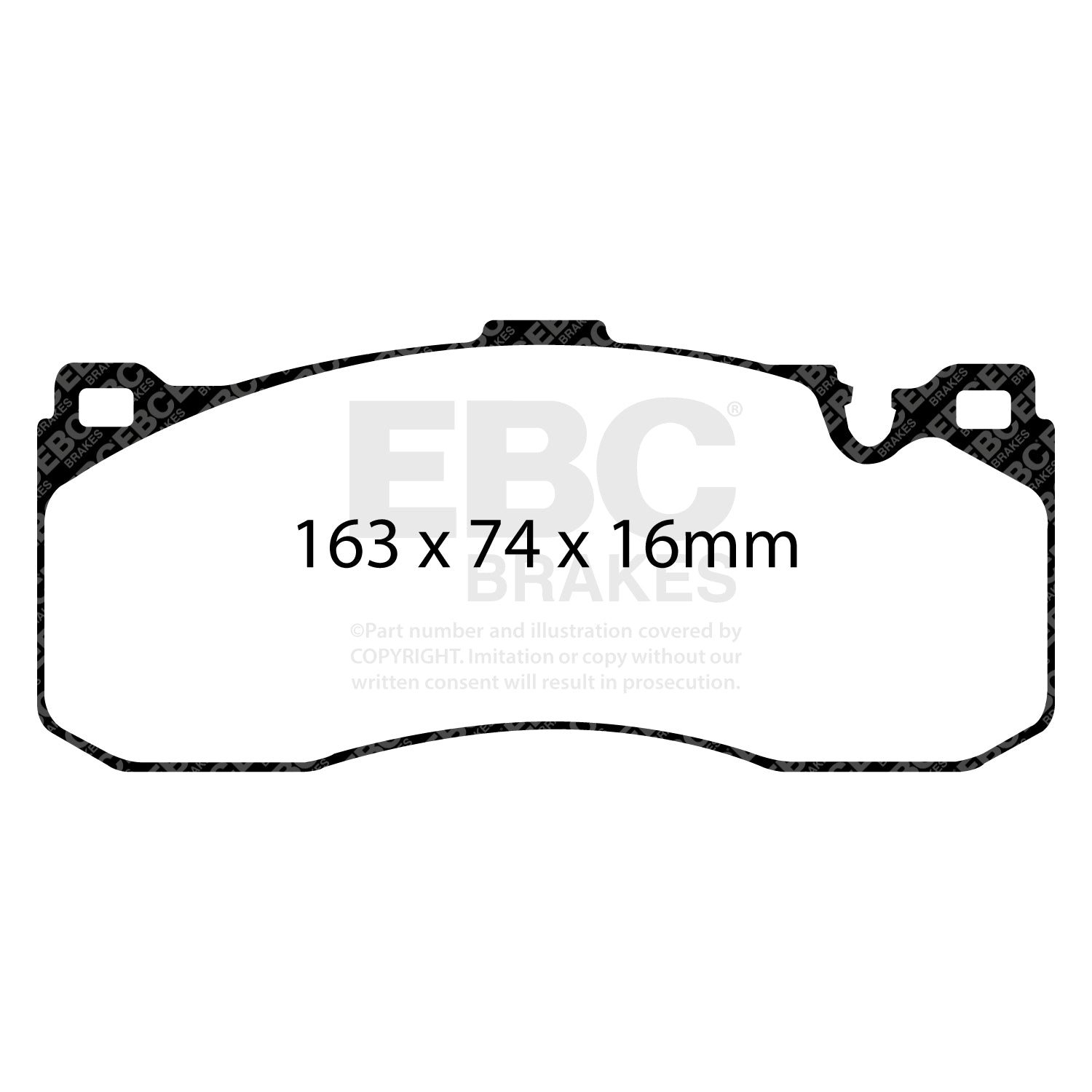 EBC Yellowstuff Brake Pads (FRONT) - Mini John Cooper Works/GP2 R56