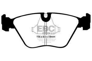 EBC Bluestuff Brake Pads (FRONT) - BMW M3 E46
