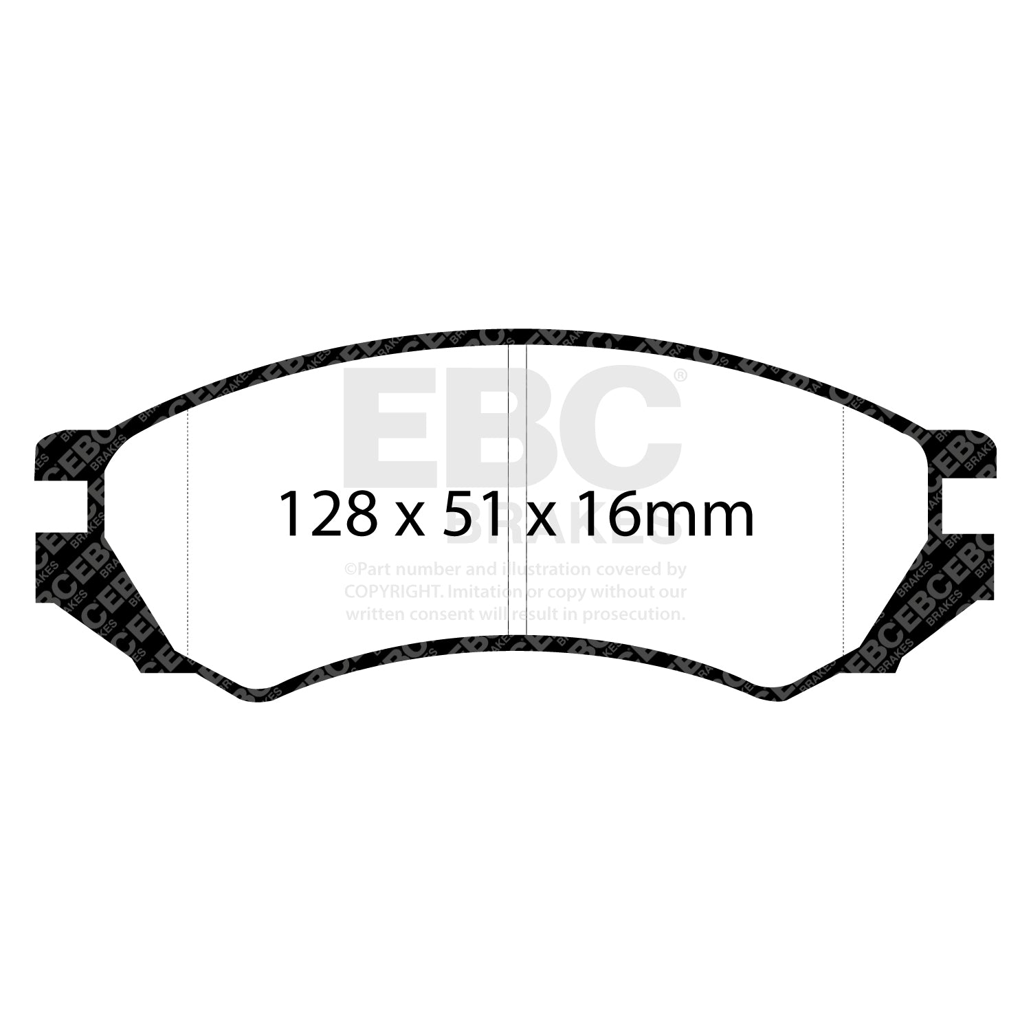 EBC Ultimax2 Brake Pads (FRONT) - Nissan Pulsar GTiR N14