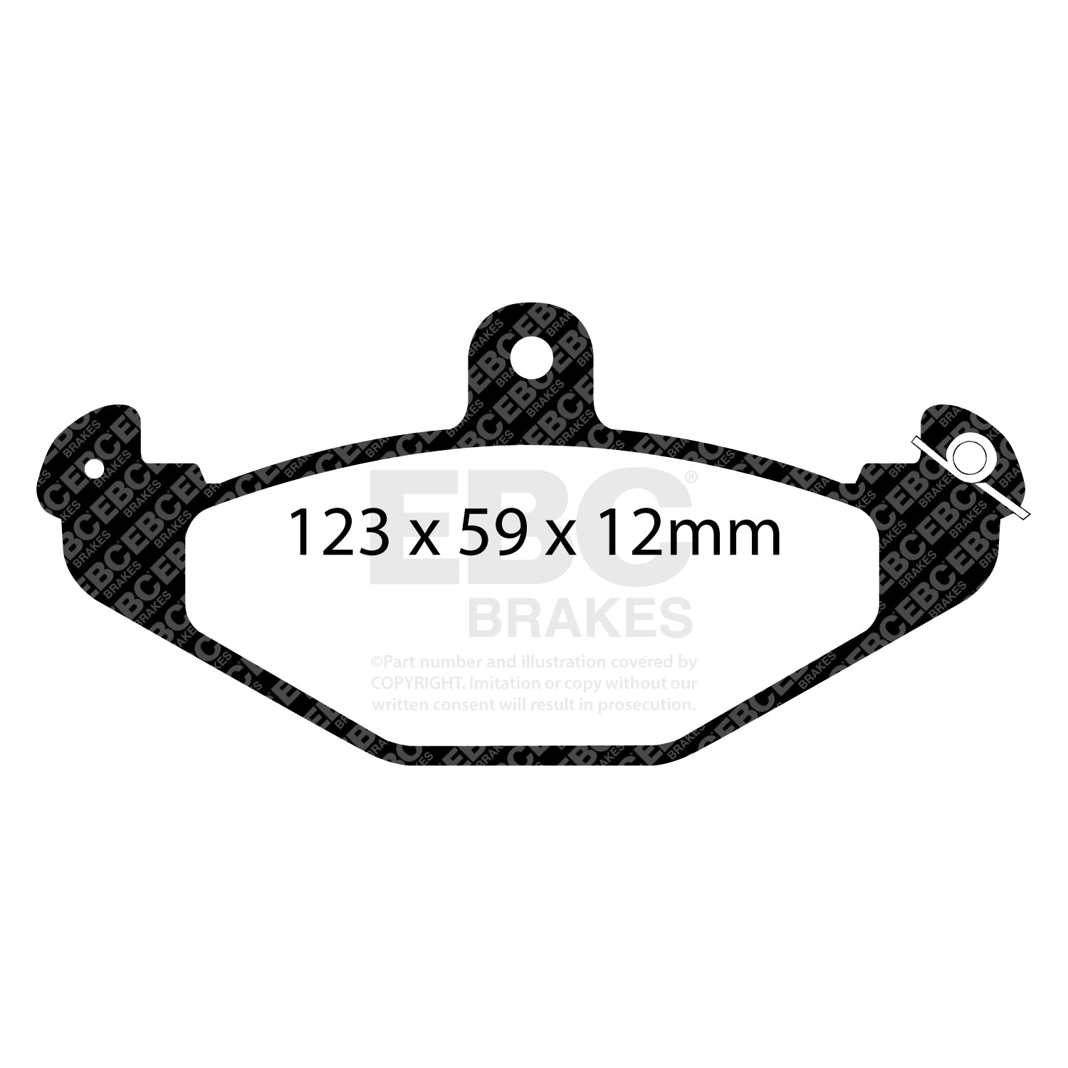 EBC Greenstuff Brake Pads (REAR) - Lotus Exige S1/S2