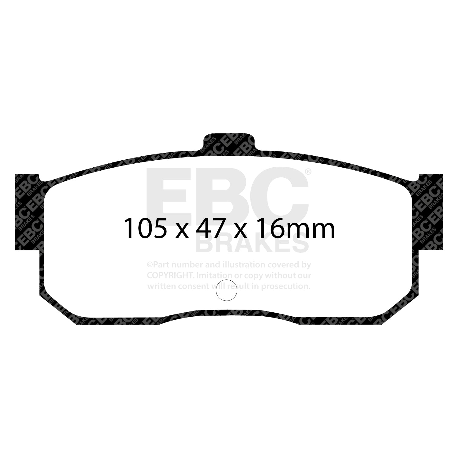 EBC Ultimax2 Brake Pads (REAR) - Nissan Pulsar GTiR N14