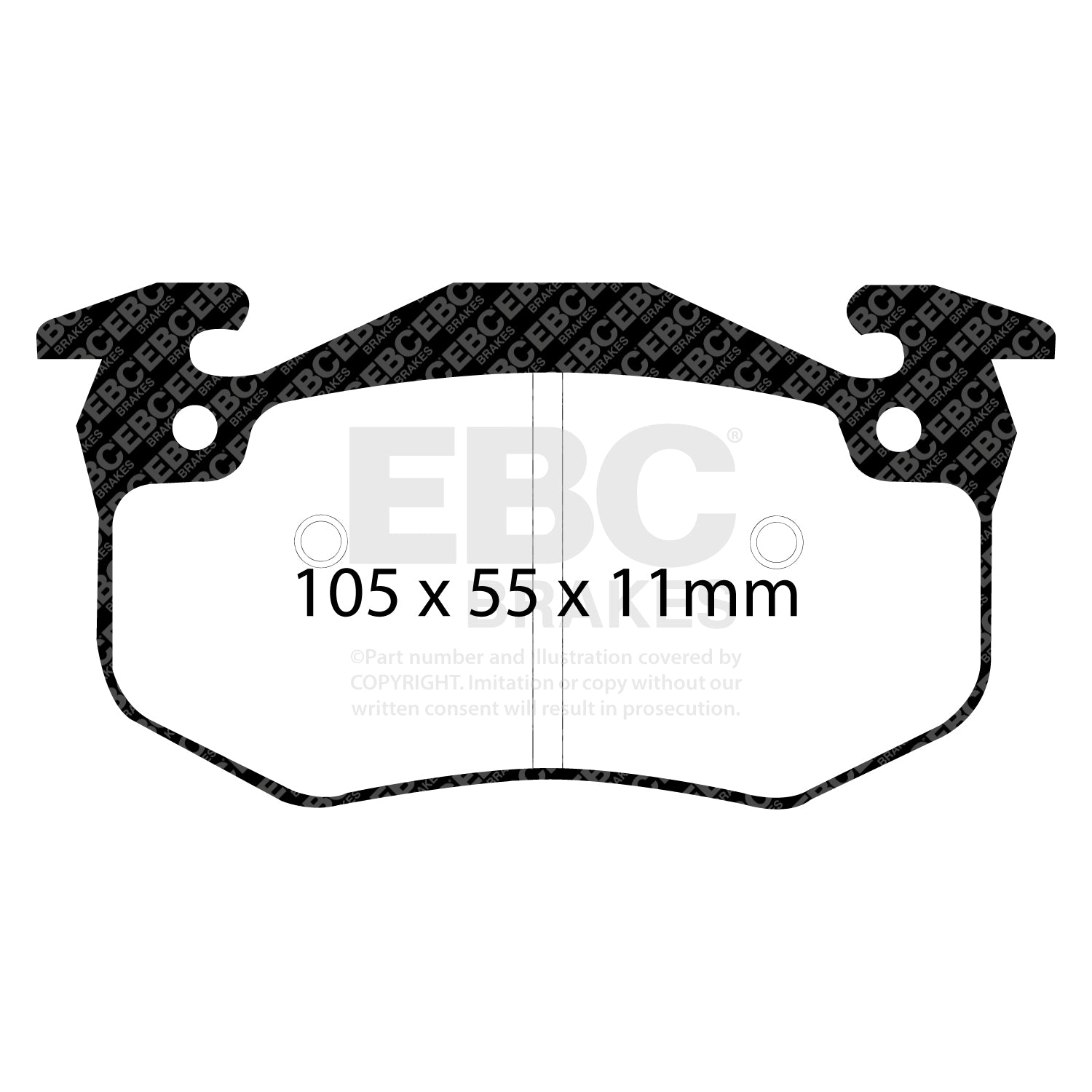 EBC Greenstuff Brake Pads (REAR) - Renault Clio MK2 RS 172/182