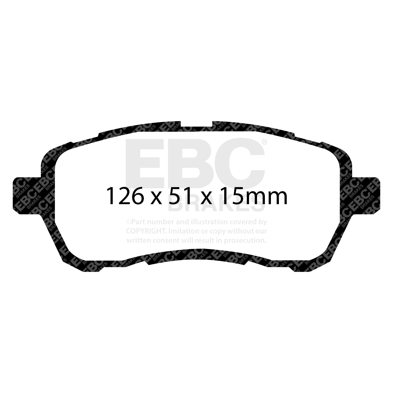 EBC Greenstuff Brake Pads (FRONT) - Suzuki Swift Sport ZC32S