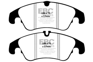 EBC Redstuff Brake Pads (FRONT) - Ford Focus RS MK2