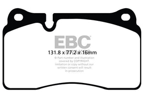 EBC SR-11 Racing Brake Pads (FRONT) - Audi RS3 Quattro 8P