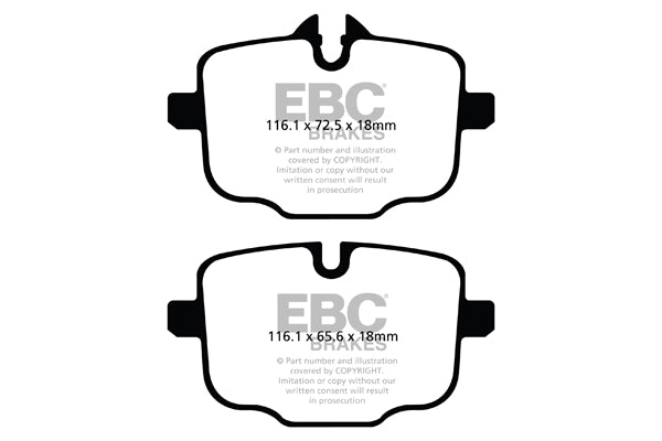 EBC RP-1 Racing Brake Pads (REAR) - BMW M3/M3 Competition G80