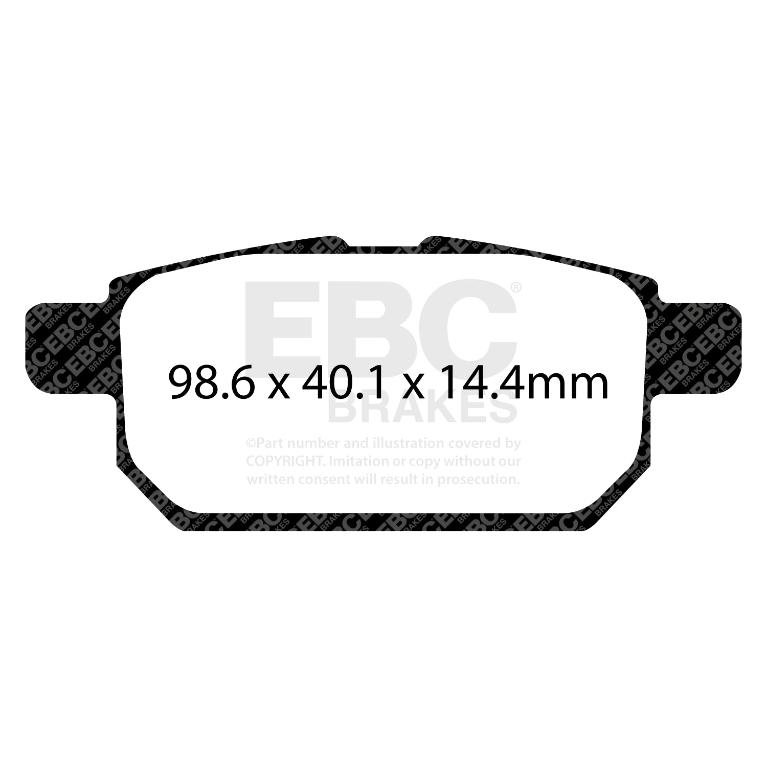 EBC Greenstuff Brake Pads (REAR) - Suzuki Swift Sport ZC32S