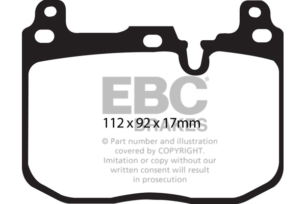 EBC RP-1 Racing Brake Pads (FRONT) - BMW M4/M4 Competition F82