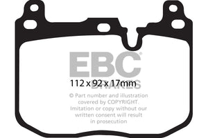 EBC Redstuff Brake Pads (FRONT) - BMW M235i/M240i F22