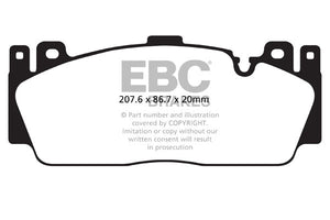 EBC RP-1 Racing Brake Pads (FRONT) - BMW M2/M2 Competition F87