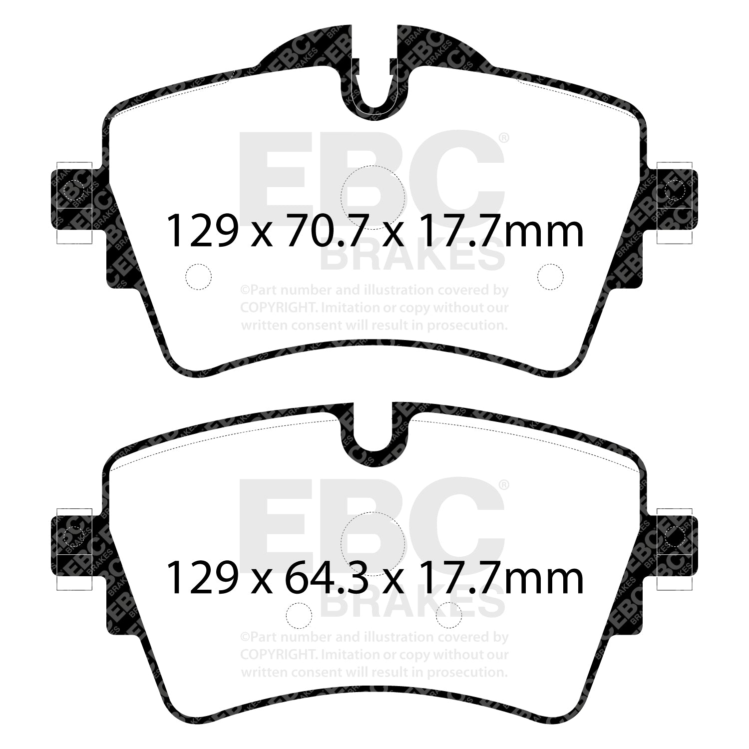 EBC Ultimax2 Brake Pads (FRONT) - Mini Cooper S F56