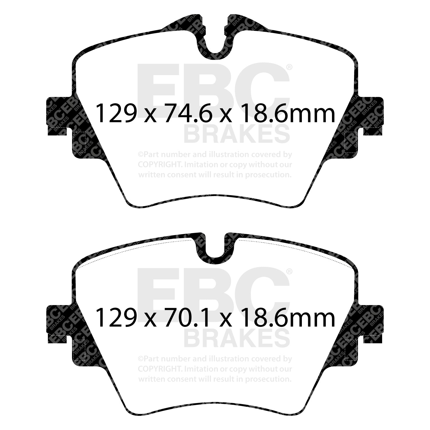EBC Ultimax2 Brake Pads (FRONT) - Mini Cooper S F56