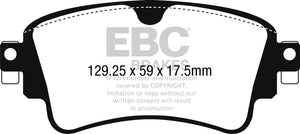 EBC Yellowstuff Brake Pads (REAR) - Audi S4 Quattro B9