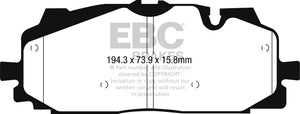 EBC Yellowstuff Brake Pads (FRONT) - Audi S4 Quattro B9