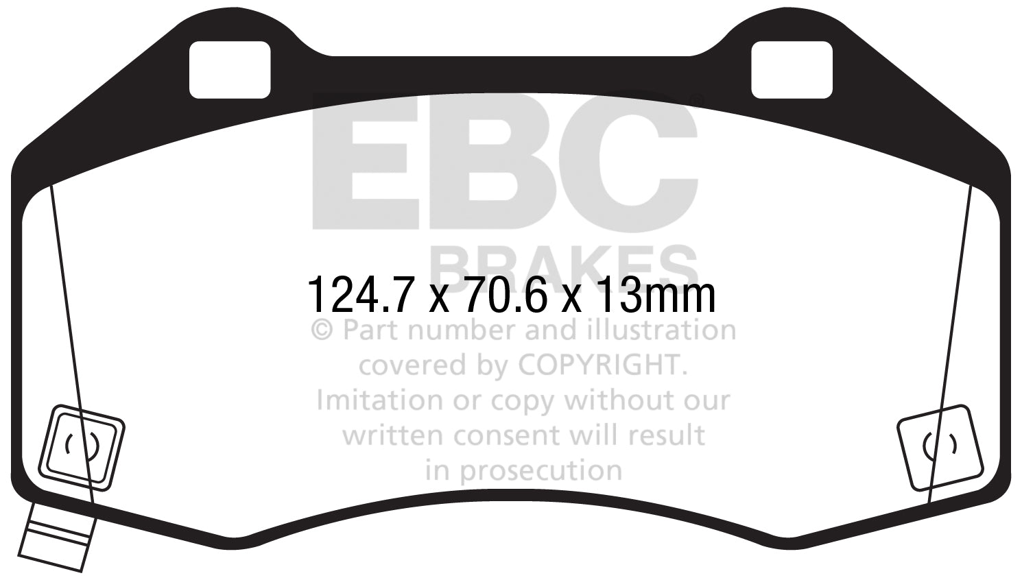 EBC Ultimax2 Brake Pads (FRONT) - ABARTH/Fiat 124 Spider (2016+)