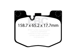 EBC RP-1 Racing Brake Pads (FRONT) - BMW M240i X-Drive G42