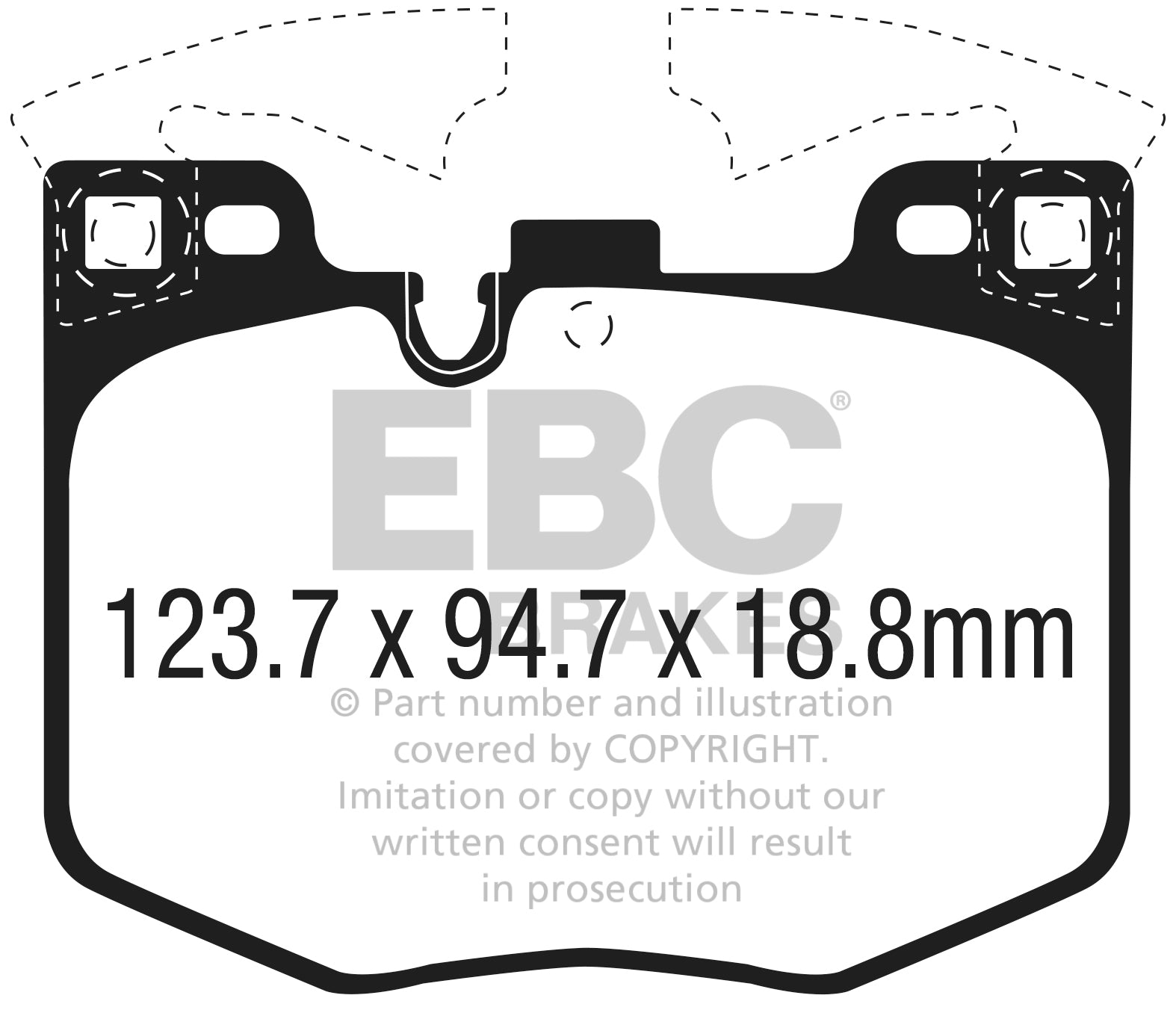 EBC Redstuff Brake Pads (FRONT) - Toyota Supra GR A90