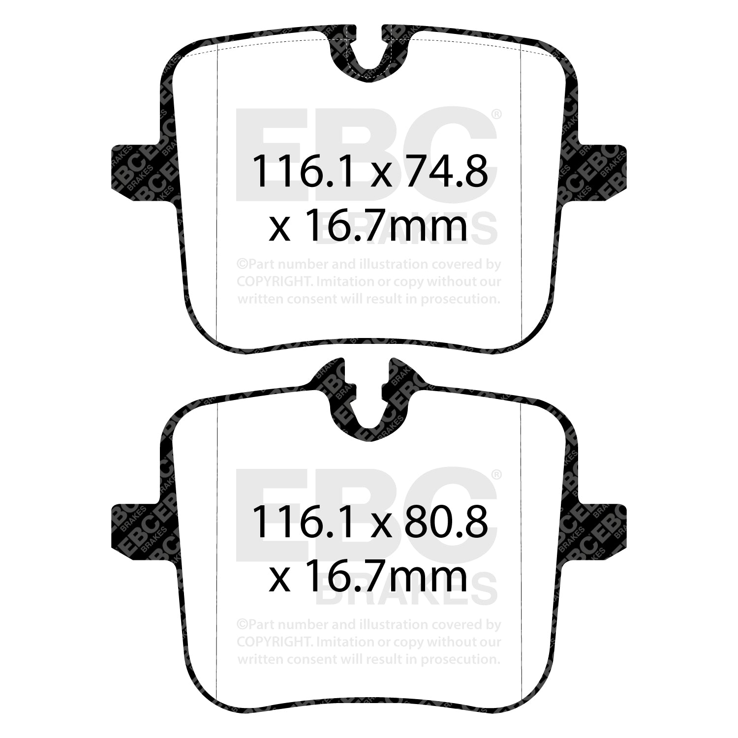 EBC Bluestuff Brake Pads (REAR) - BMW M5/M5 Competition F90