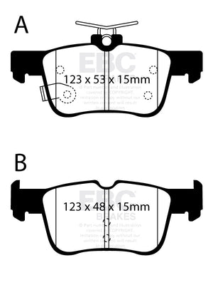 EBC Bluestuff Brake Pads (REAR) - Ford Focus ST MK4