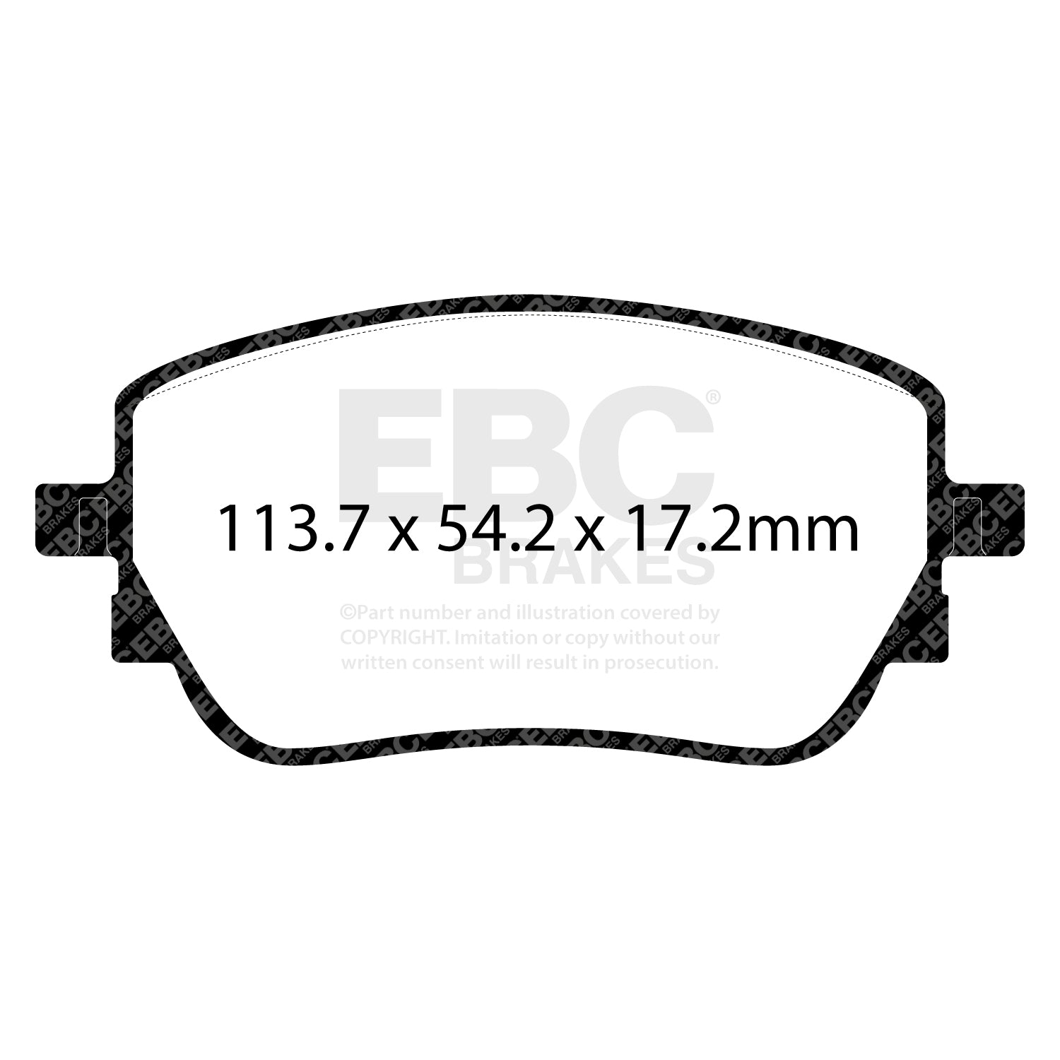 EBC Yellowstuff Brake Pads (REAR) - Mercedes A35 AMG W177 (2018-present)